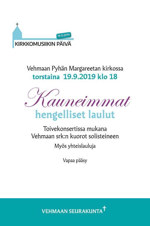 Kauneimmat hengelliset laulut -toivekonsertti Kauneimmat hengelliset laulut -toivekonsertti